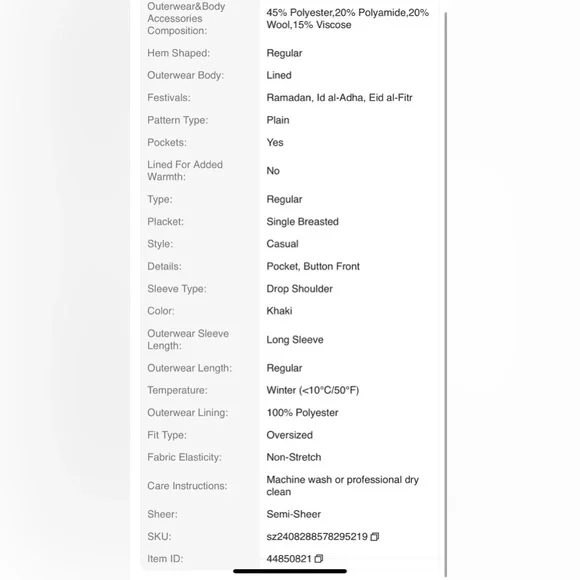 Missguided Jacket & Scarf Set - Picture 7 of 7